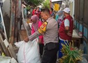 Bhabinkamtibmas, Perangkat Kelurahan, dan Warga Kompak Gelar Kerja Bakti Bersama
