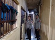 Pastikan Keamanan Tahanan, Kanit Samapta Polsek Biringkanaya Laksanakan Pengecekan Rutin