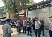 Kapolsek Tallo Pimpin Apel Pengecekan dan Arahan Pengamanan Unjuk Rasa Peringatan Hari Buruh di Jalan Sunu
