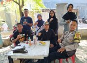 Bhabinkamtibmas Kelurahan Laikang Bersama LPM dan Linmas Pantau Penyaluran Bantuan Sembako bagi Warga Kurang Mampu