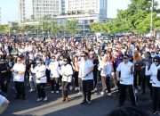 Polrestabes Makassar Gelar Car Free Day Semarakkan Hari Bhayangkara ke- 80