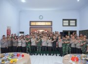 Silaturahmi Kapolrestabes Makassar dan Dandim 1408/Makassar Perkuat Sinergi Jaga Kondusivitas Kota