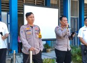 Masa MPLS, Kanit Binmas Polsek Manggala Berikan Edukasi Kamtibmas kepada Siswa Baru SMPN