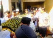 Wujud Belasungkawa, Kapolsek Manggala Sambangi Rumah Duka Mitra Kamtibmas FKPM