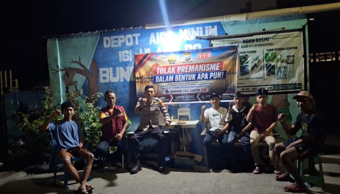 Polsek Tallo Jaga Keamanan Lingkungan, Bhabinkamtibmas Beri Imbauan ke Remaja