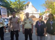 Pastikan Ibadah Aman dan Lancar, Bhabinkamtibmas Rappocini Laksanakan Pengamanan di Gereja