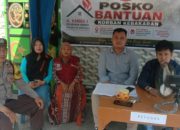 Peduli Korban Kebakaran, Bhabinkamtibmas Baraya Pantau Posko Bantuan