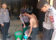 Personel Samapta Polsek Biringkanaya Sita 50 Liter Miras Jenis Ballo