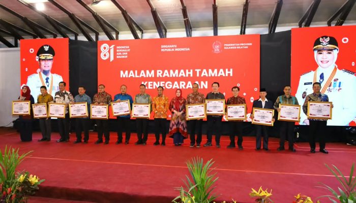 Kapolrestabes Makassar Hadiri Malam Ramah Tamah Kenegaraan HUT ke-81 Kemerdekaan RI
