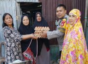 Polsek Rappocini Salurkan Bantuan kepada Warga Membutuhkan