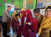 Motivasi Generasi Muda, Bhabinkamtibmas Untia Apresiasi Siswa Berprestasi SDN Lae-Lae