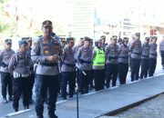 Kapolrestabes Makassar Pimpin Apel Kesiapan Pengamanan Unjuk Rasa, 833 Personel Disiagakan