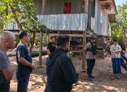 Terobos Jalan Setapak, Kapolsek Manggala Cek Kebutuhan Air Bersih Warga Romang Tangaya