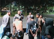 Patroli Cipta Kondisi, Polsek Manggala Edukasi Pemuda Nongkrong Hingga Larut Malam