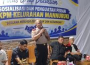 Sinergi Polisi dan Masyarakat Diperkuat, FKPM Mannuruki Dorong Warga Peduli Kamtibmas