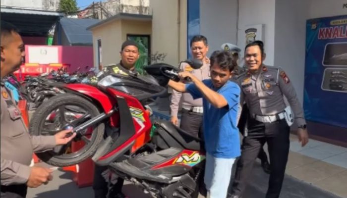 Polisi Tindak Pemuda di Makassar Viral Pamer Aksi Freestyle di Jalan Raya