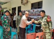 HUT ke-81 TNI, Kapolsek Tamalate Ucapkan Selamat ke Koramil 1408-09/Tamalate