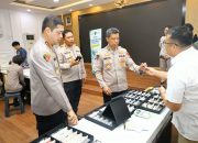 Jaga Kondisi Kesehatan Personel, Polrestabes Makassar Gelar Pemeriksaan Mata