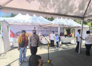 Polsek Biringkanaya Kawal Penyaluran Bantuan Pangan, 700 Warga Hadir di GOR Sudiang