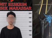 Sisir Lokasi Dugaan Perkelahian, Polsek Makassar Amankan Pemuda Pembawa Busur