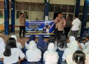 Polsek Biringkanaya Sosialisasi Penerimaan SMA Kemala Taruna Bhayangkara kepada Siswa SMP Negeri 35 Makassar