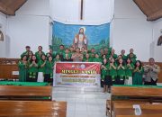 Cegah Remaja Terjerumus Pergaulan Negatif, Polsek Manggala Sampaikan Pesan Kamtibmas di Gereja