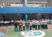 Gaungkan Perang Terhadap Narkoba dan Tawuran Serta Disiplin Berlalulintas, Kapolsek Bontoala Pimpin Upacara Bendera Di Sekolah Kalam Kudus